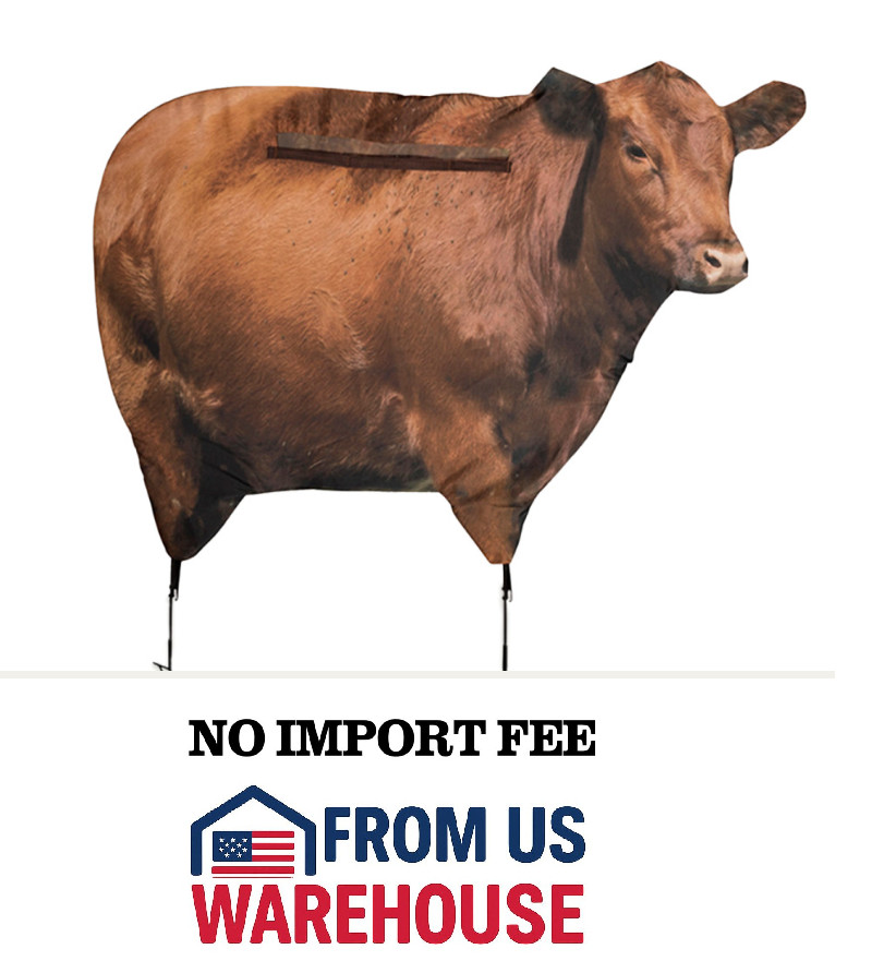 Montana Decoy Big Red Moo Cow Decoy Stalking Shield Hunting