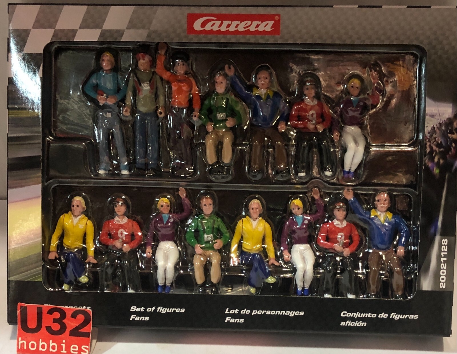 Carrera evolution 21128 Figurine Spectateurs Tribune 15 Figurines