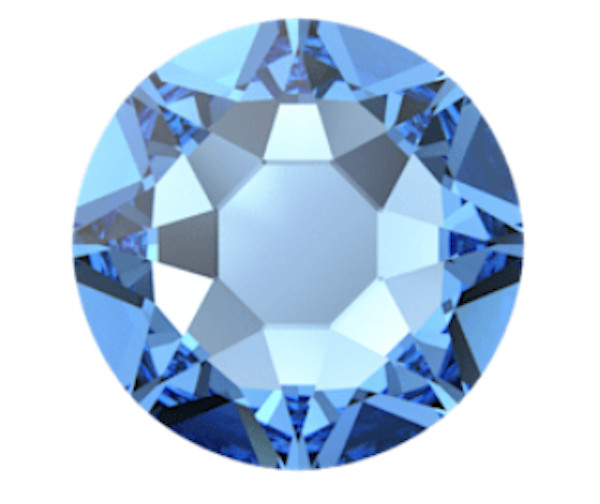 RECREATED ICE BLUE 9ss 2.5mm 2058 IHC Austrian Flatback Crystal Rhinestone 1440