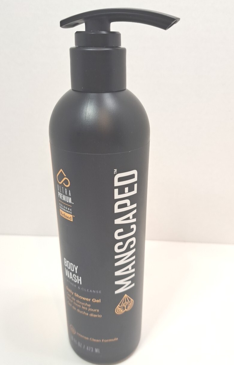 Manscaped Ultra Premium Body Wash Shower Gel - Cologne Fragrance-16oz -New