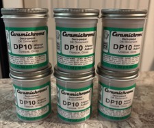 Ceramichrome Deco-Paque Gloss Glaze Always Auburn DP10 4 Oz Each Lot Of 6 NEW