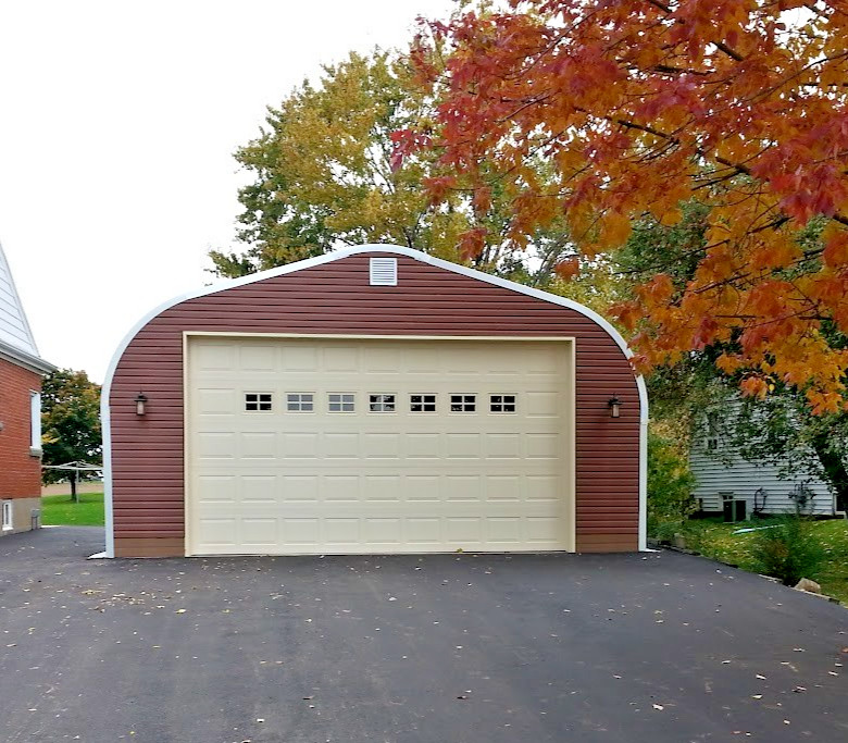 30x72x14 Engineered Steel Building Kit | DuroSPAN Clear-Span Arch Open DIY Ends