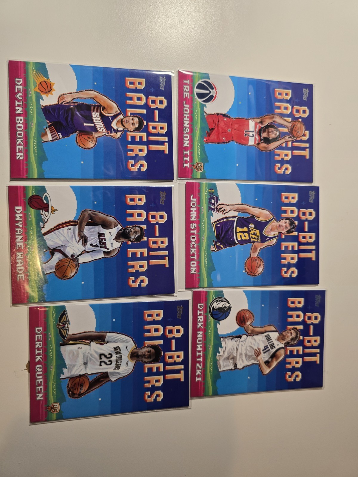 2025-26 Topps  8Bit Ballers. (6 CARD LOT)