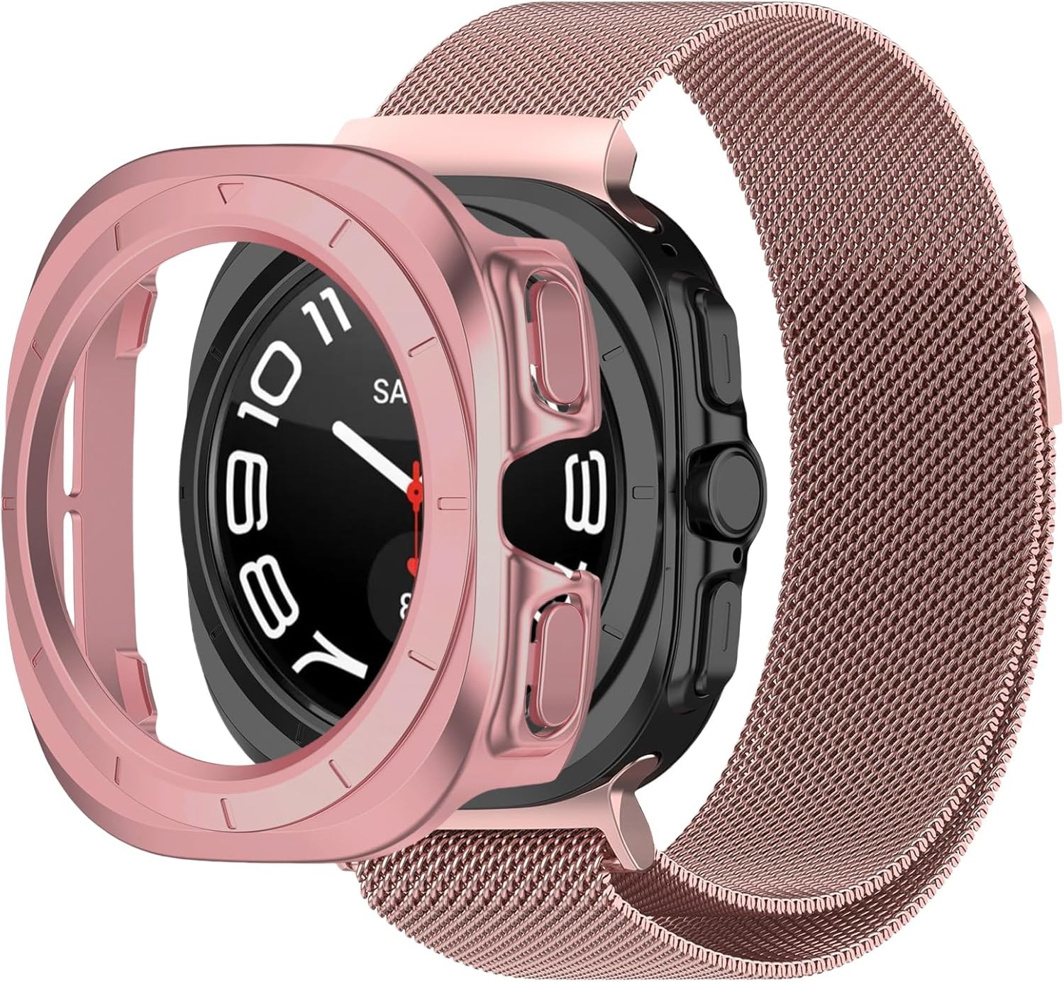 TPU Strap Compatible with Samsung Galaxy Watch Ultra 47mm Mesh Loop