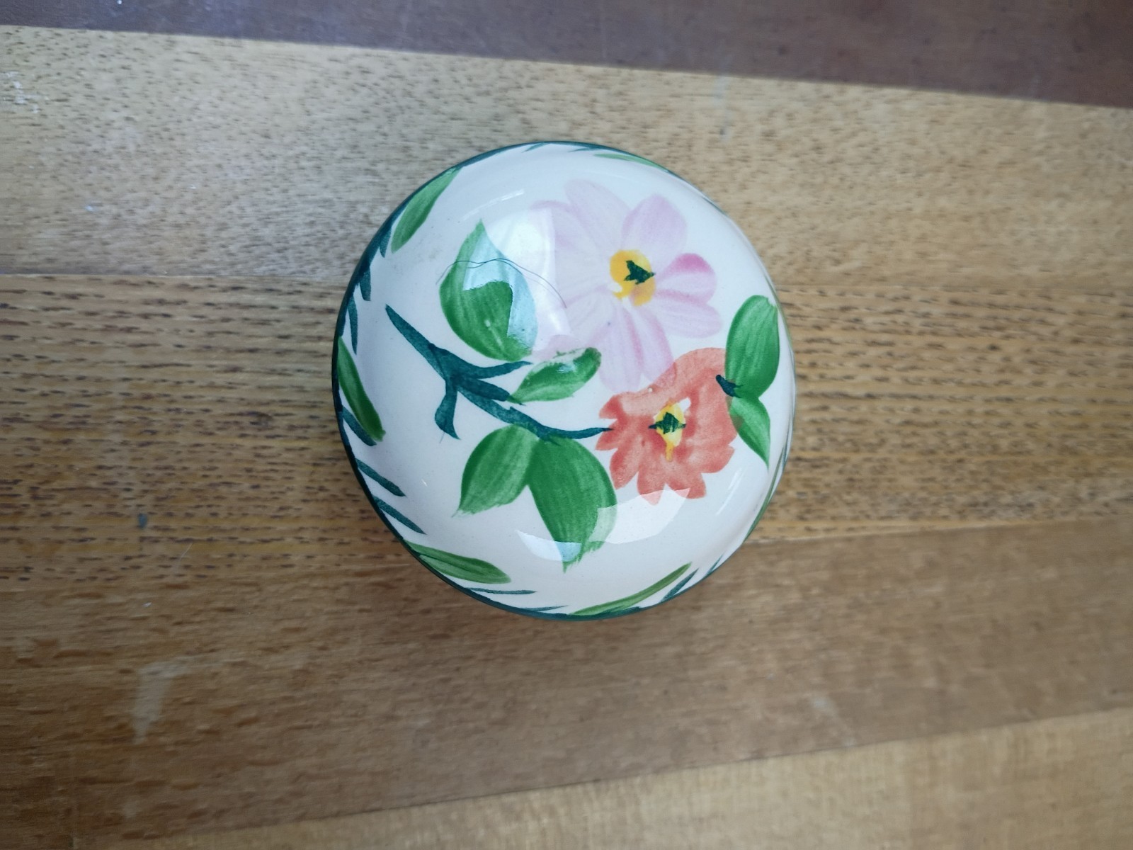 VTG FRANCISCAN ENGLAND FLORAL BOX 2 IN