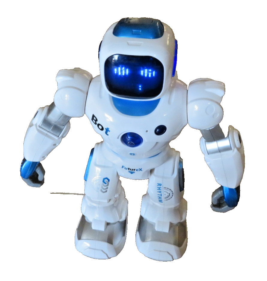 Ruko FutureX Smart Interactive RC 16" Tall Robot Bot Voice Control Rhythm WORKS!