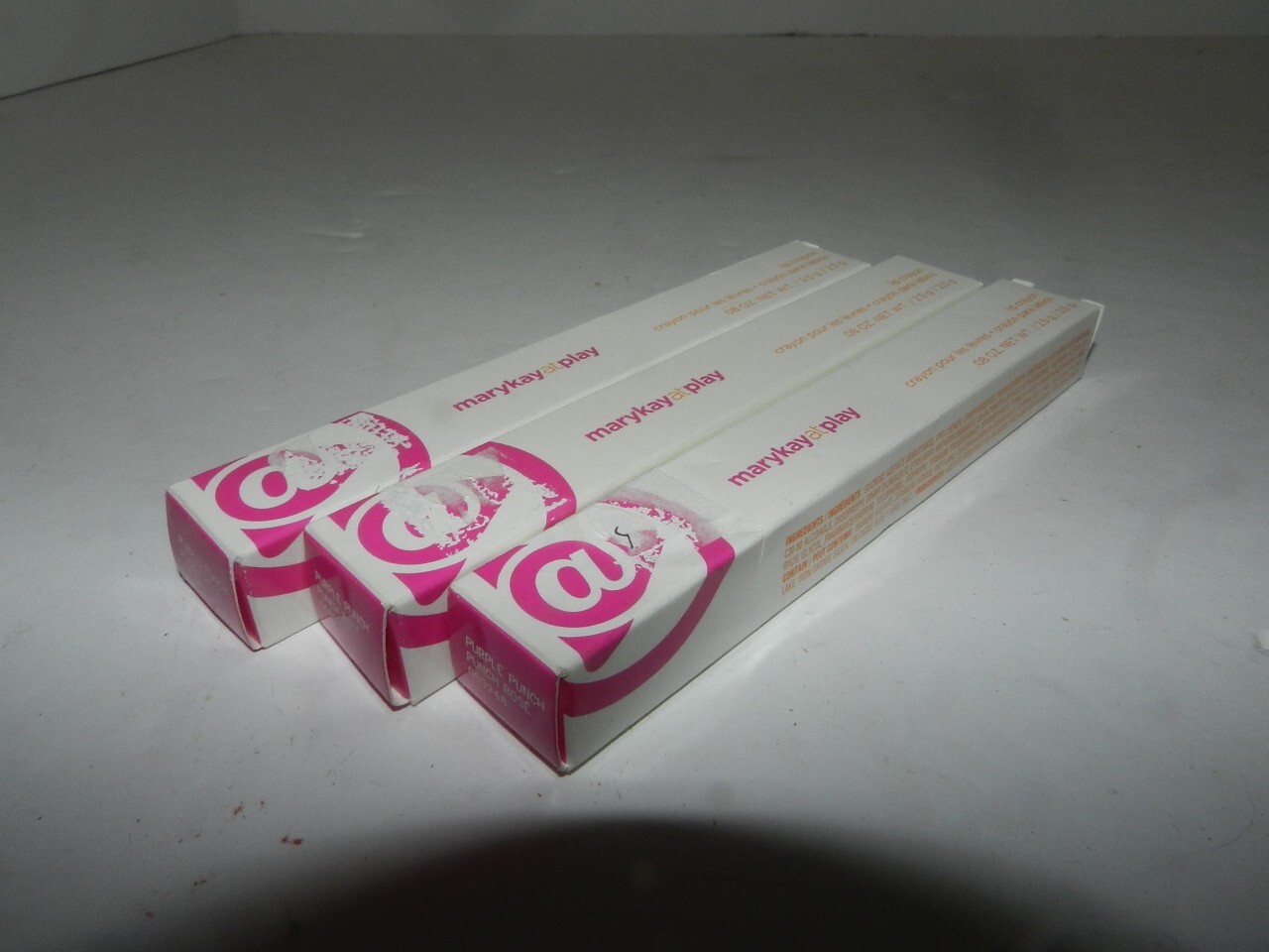 Mary Kay at PLAY LIP CRAYON ~ PURPLE PUNCH ~ NIB lot of 3