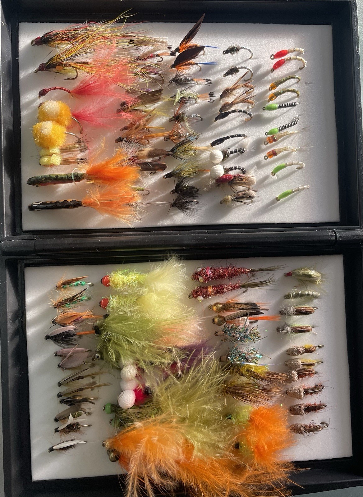 Wholesale Job Lot Fishing Flies Approx 90 In Fly Box