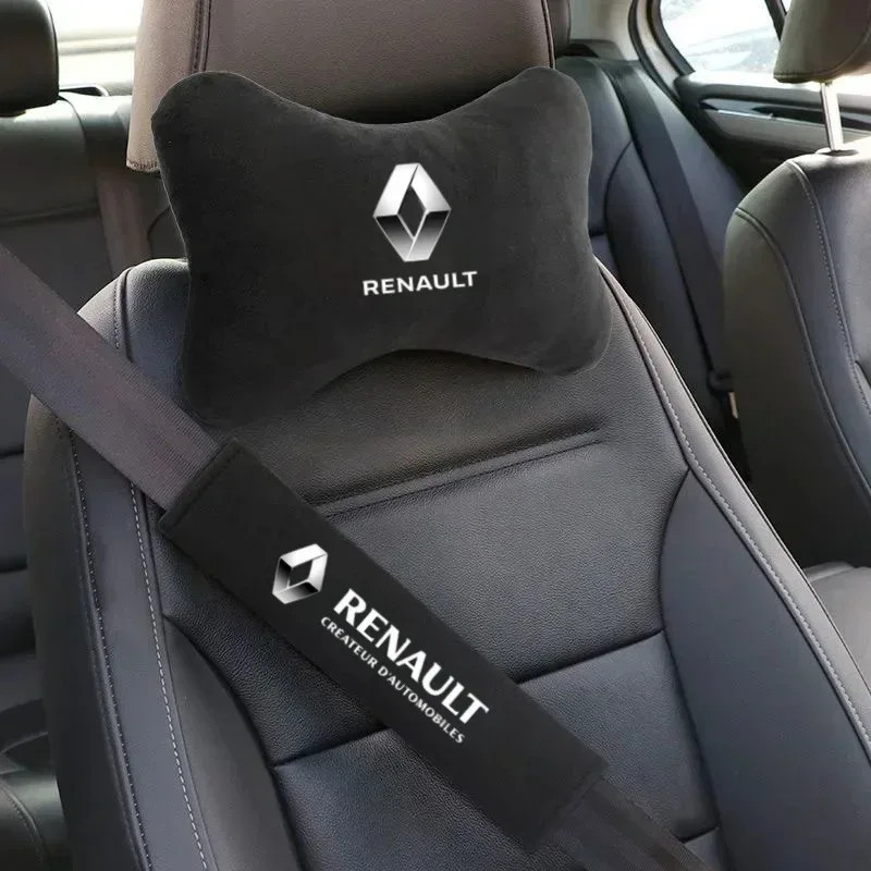 Renault Car Neck Pillow & Seat Belt Shoulder Pad