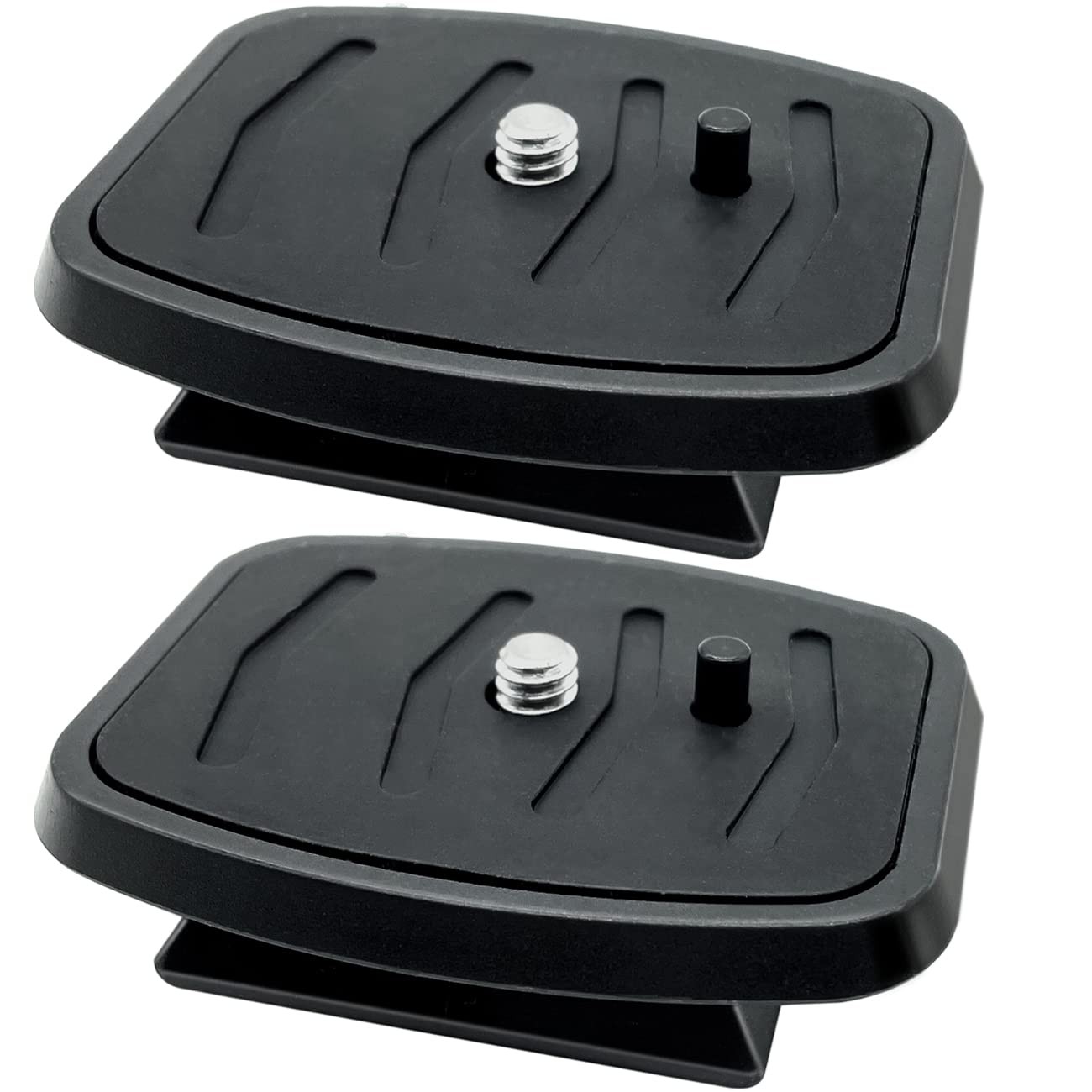 IOUALEY 2 Pack 35 mm Tripod Quick Release Plate Camera 35 mm, Black 