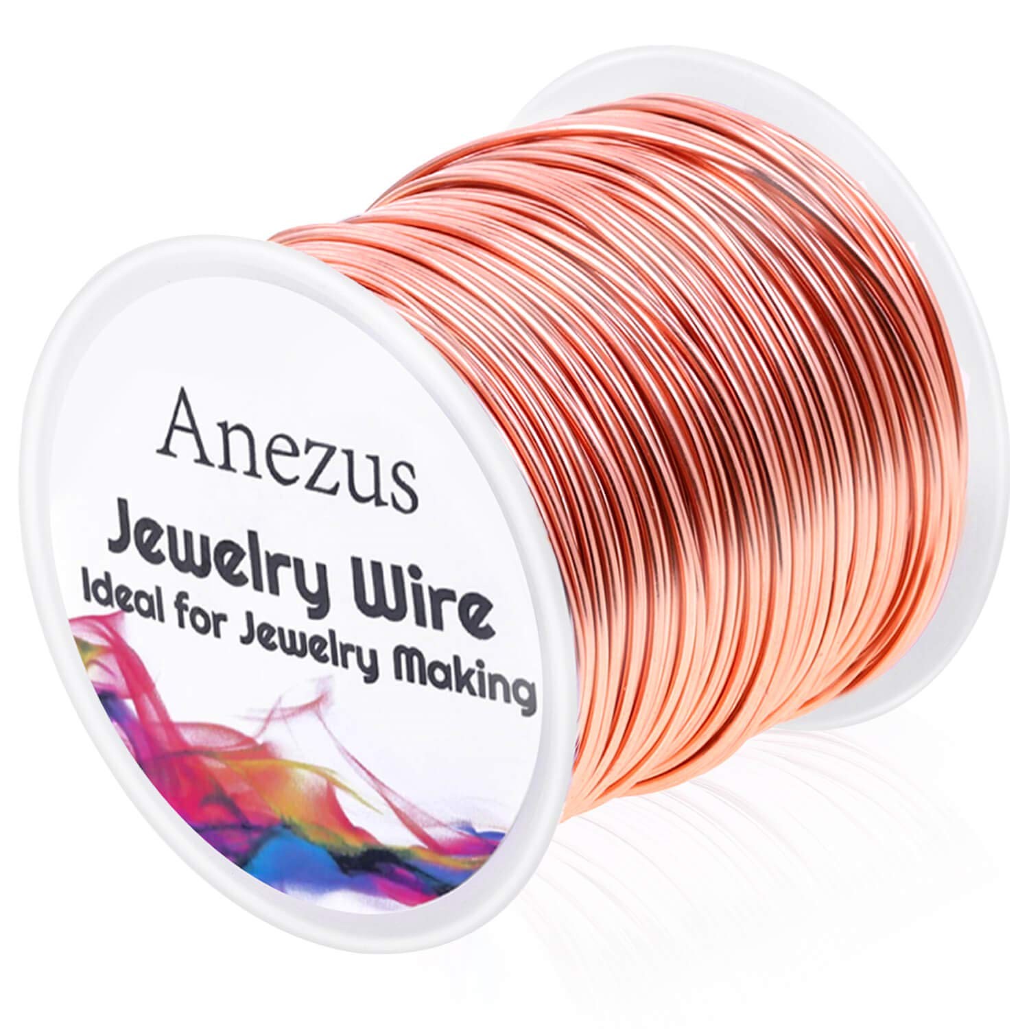 anezus 18 Gauge Jewelry Wire for Making, Craft 18 Gauge, Copper 