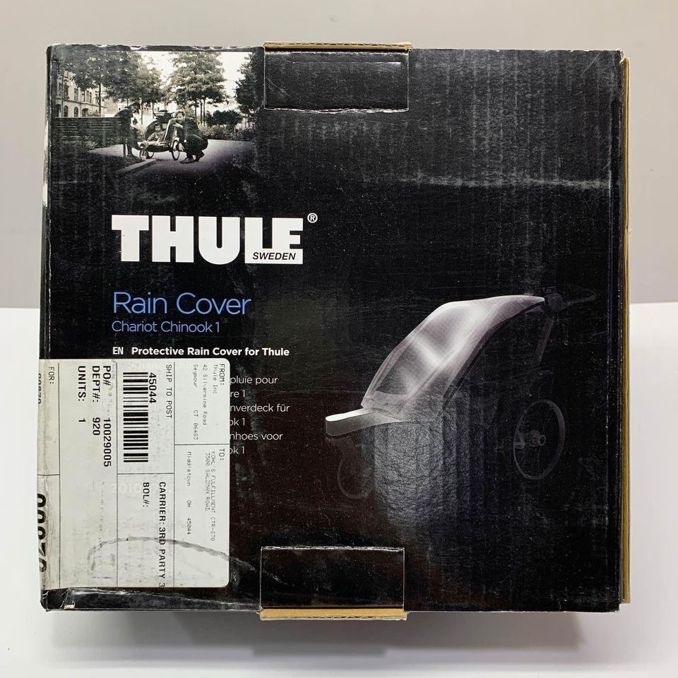 NEW Thule Rain Cover for Chariot Chinook 1 Stroller