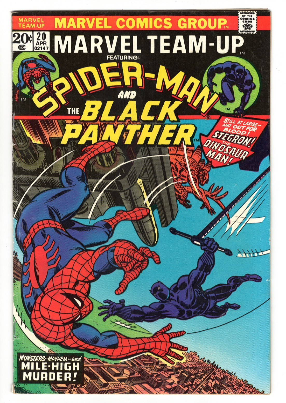 Marvel Team-Up #20 (VG/FN) (Marvel 1974) Spider-Man