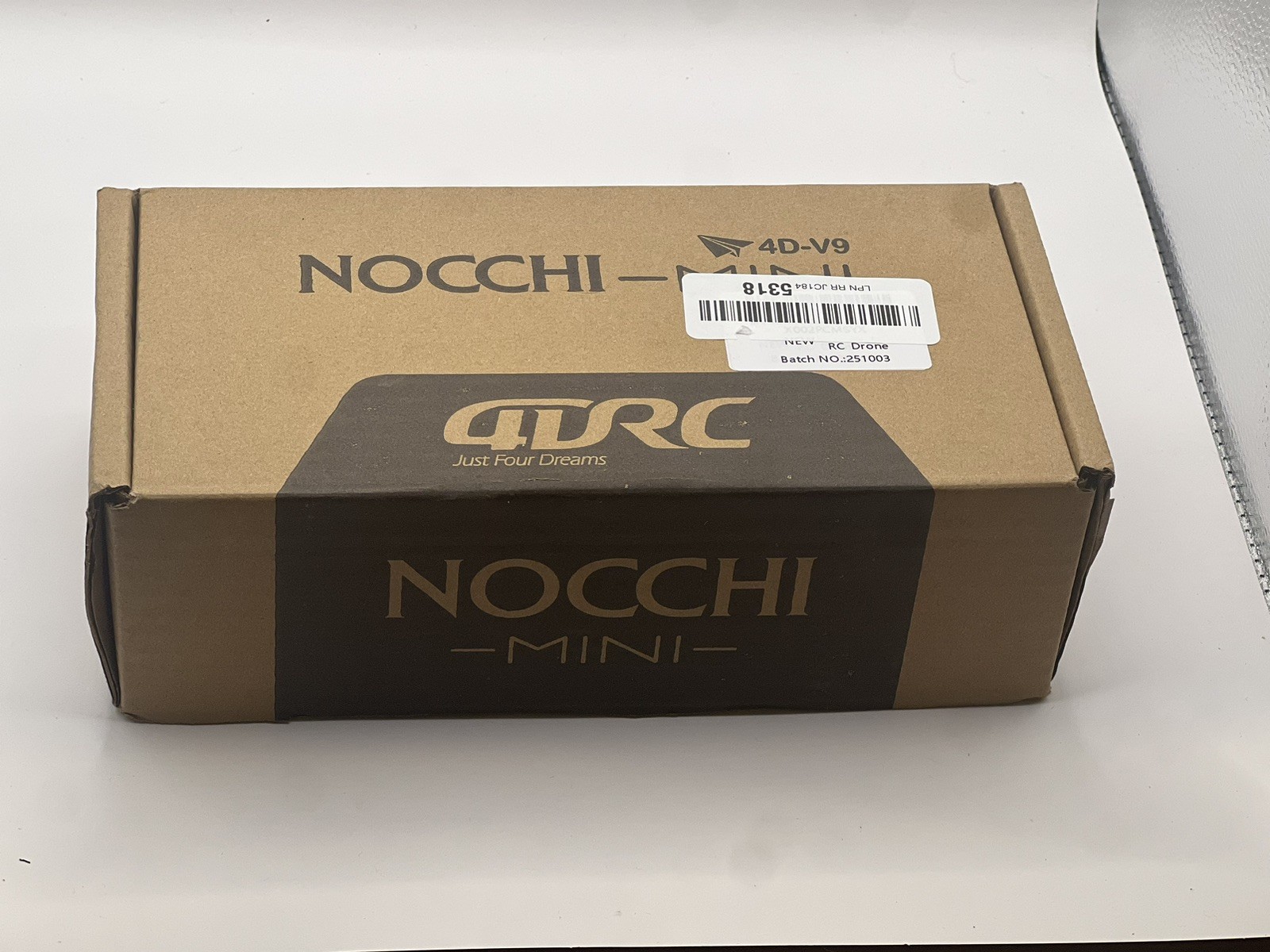 Nocchi-Mini 4DRC 4D-V9 Gray Remote Control Camera Drone With Case