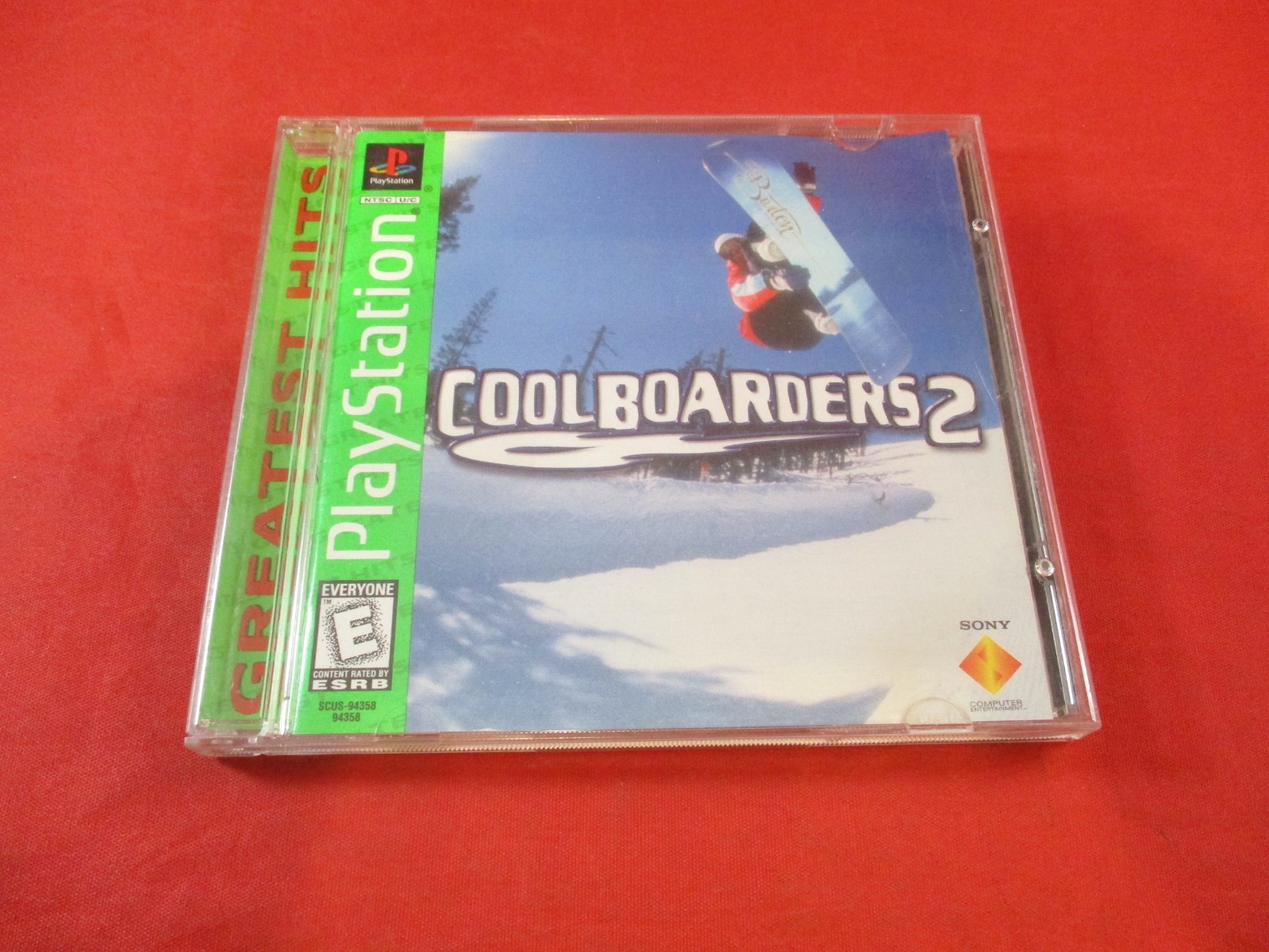 Cool Boarders 2 Playstation 1 PS1 Original EMPTY Case & Manual ONLY (*NO GAME*)