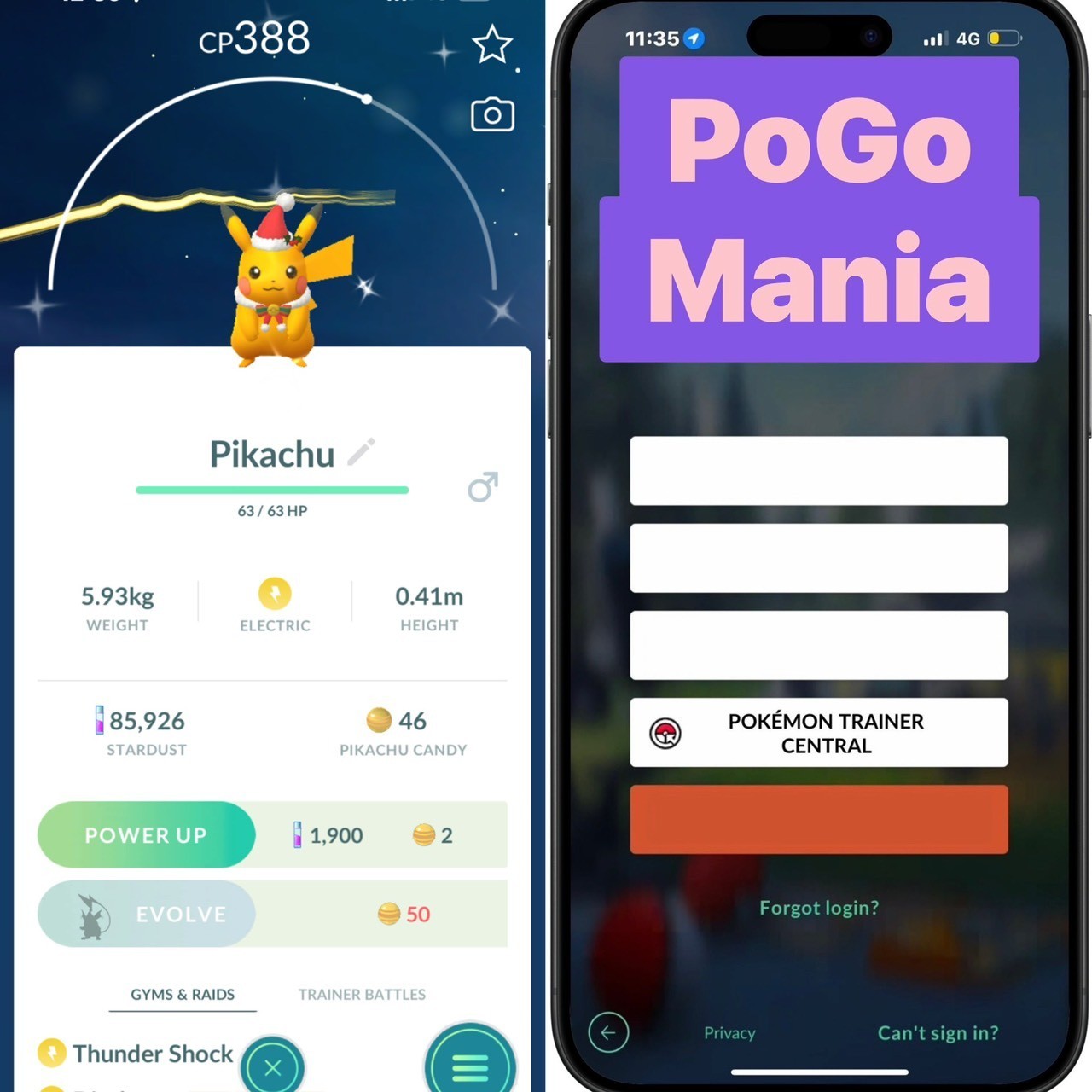 Shiny Pikachu wearing holiday attire✨mini PTC 20k✨(read description)