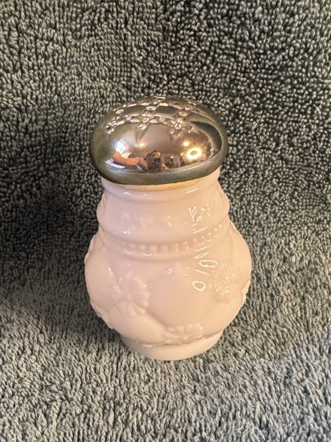 Vintage Avon Moonwind Powder Sachet Milkglass Bottle