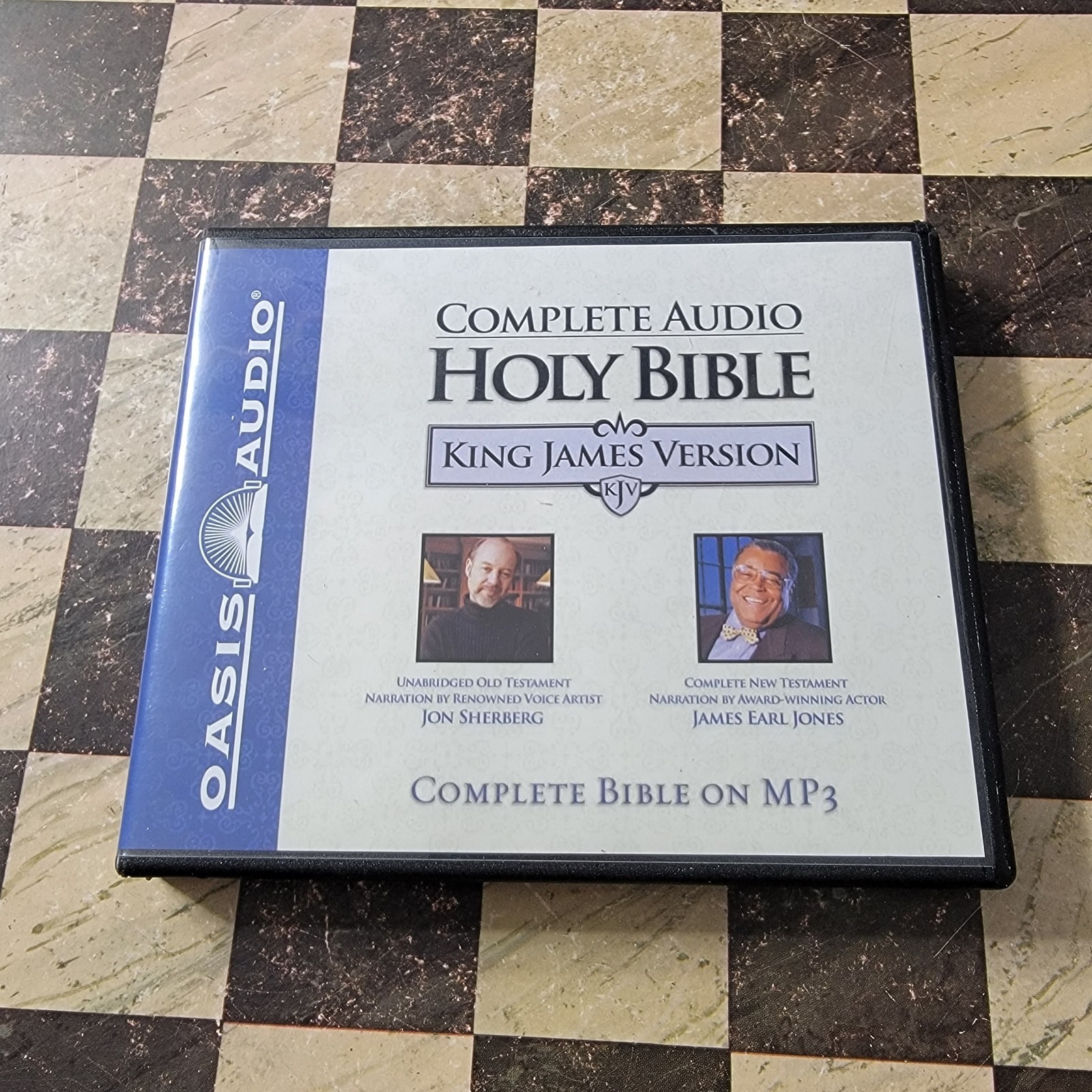 Complete Audio Holy Bible King James Version Read By James Earl Johns 7 CD Set