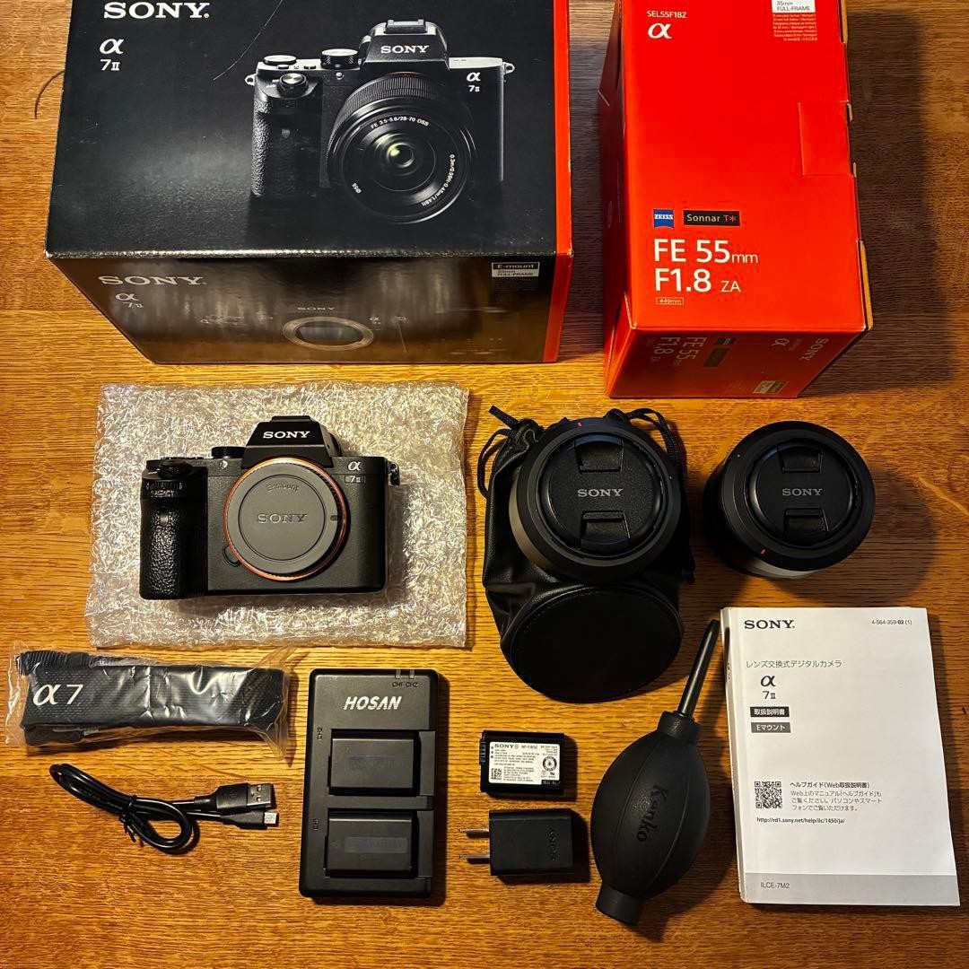 Sony α7II ILCE-7M2K Mirrorless Camera with SEL55F18Z Lens 11318 Shots
