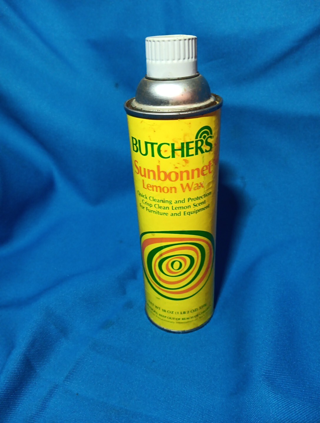RARE Butcher’s Sunbonnet Lemon Wax 18oz Furniture Polish VINTAGE FULL NOS.. 50