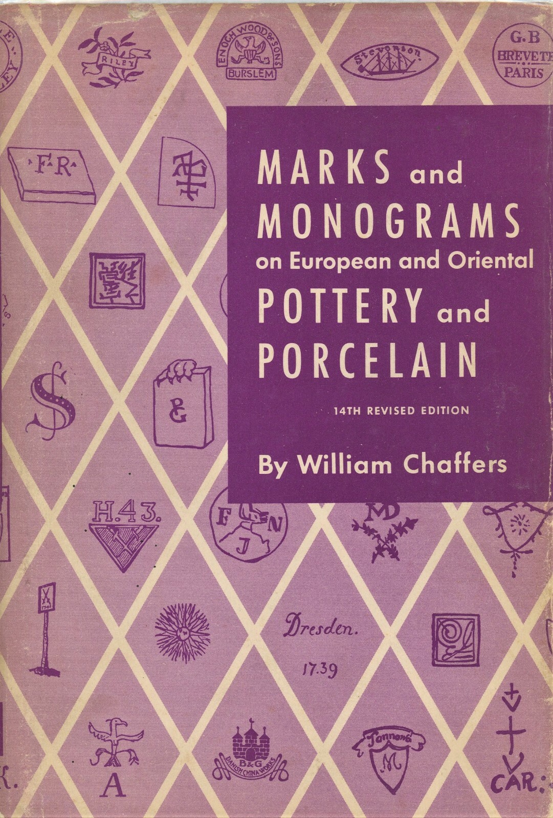 Oriental European Pottery Porcelain Makers  Marks Dates /  Book 1095 pages