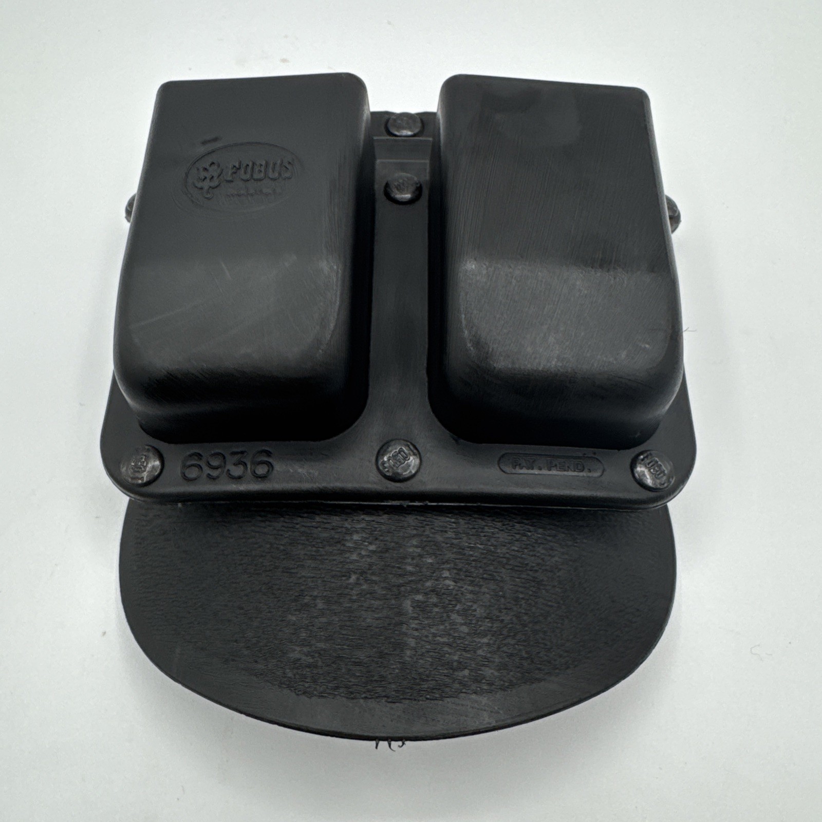 Fobus Glock 36 Double Magazine Pouch Paddle Polymer Holster Case Model 6936