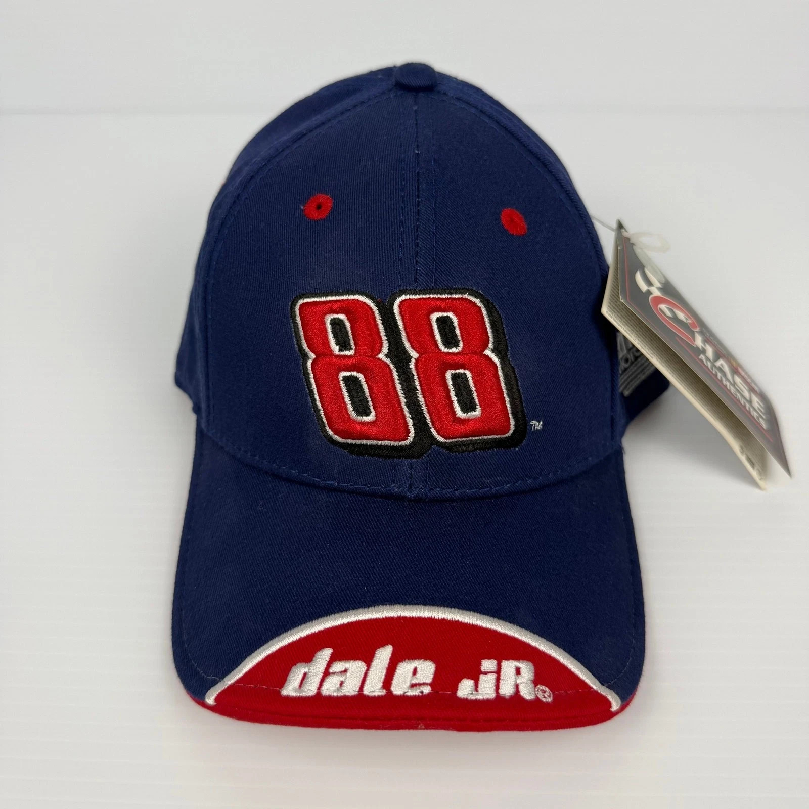 Dale Earnhardt Jr. #88 Hat NASCAR Chase Authentics Blue & Red Adjustable NWT
