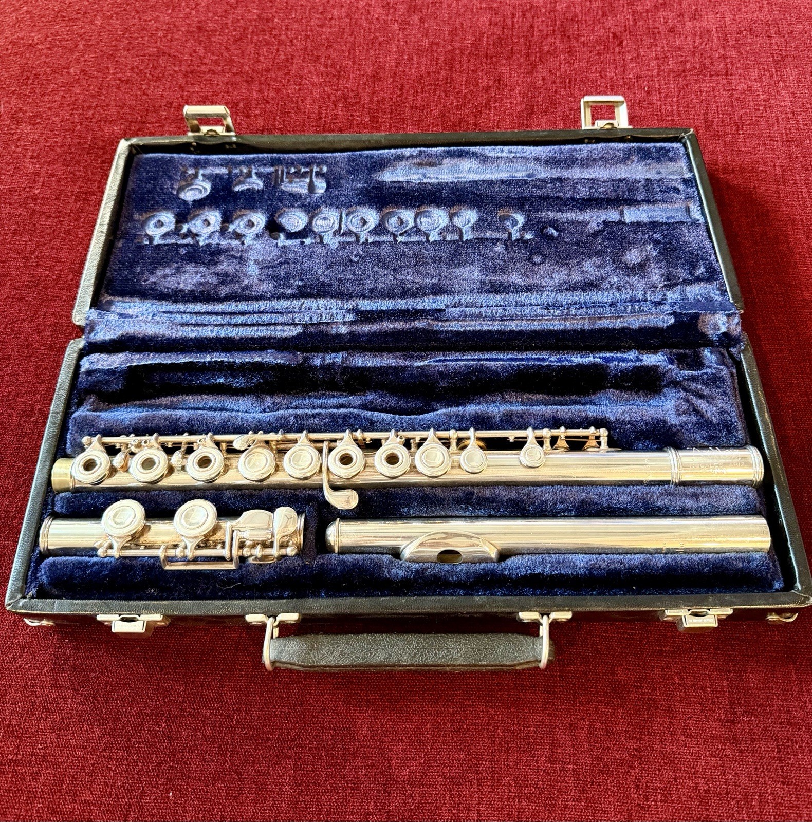 Artley 5-0 Open Hole Flute Silver Headjoint w/ Piccolo Combo Case