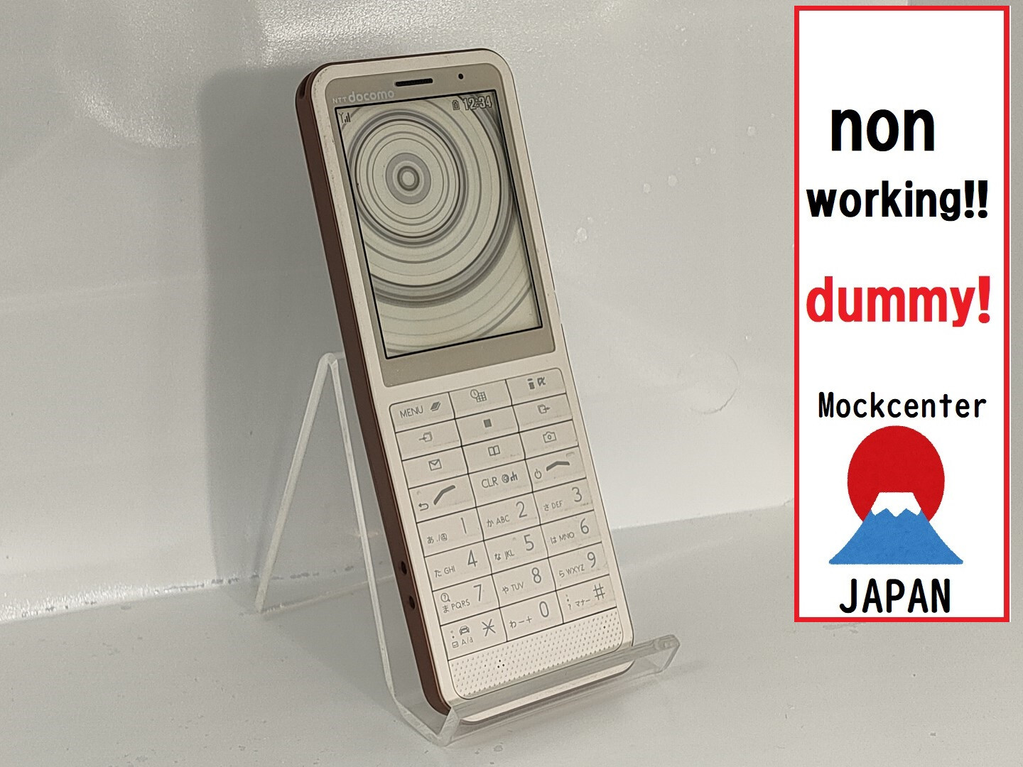 【dummy!】Japan's quirky cell phone  L-04B brown LG non-working cellphone