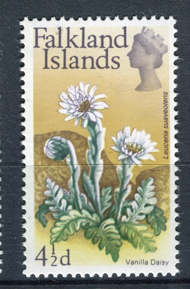 FALKLANDS; 1968 early Flowers issue fine MINT MNH Unmounted 4.5d. value