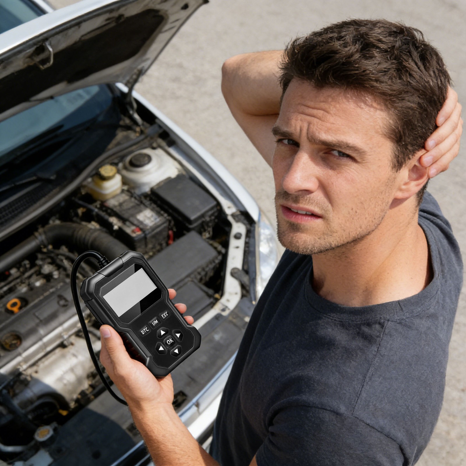 Car Scanner Diagnostic Tool, 12-Language Vehicle Code Check Analyzer Workshop 