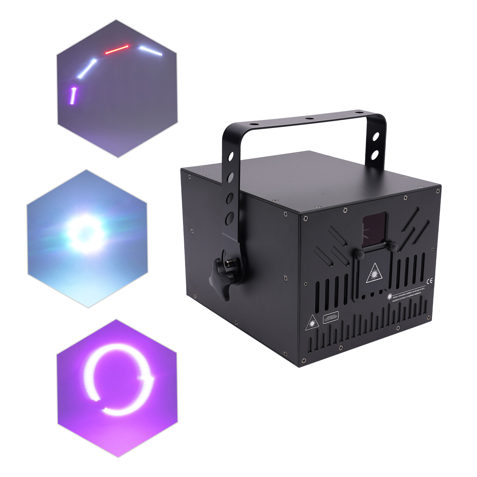 DJ Stage KTV Club Party 30KPPS Aluminium 10W RGB DMX Full Color ILDA Laser Light