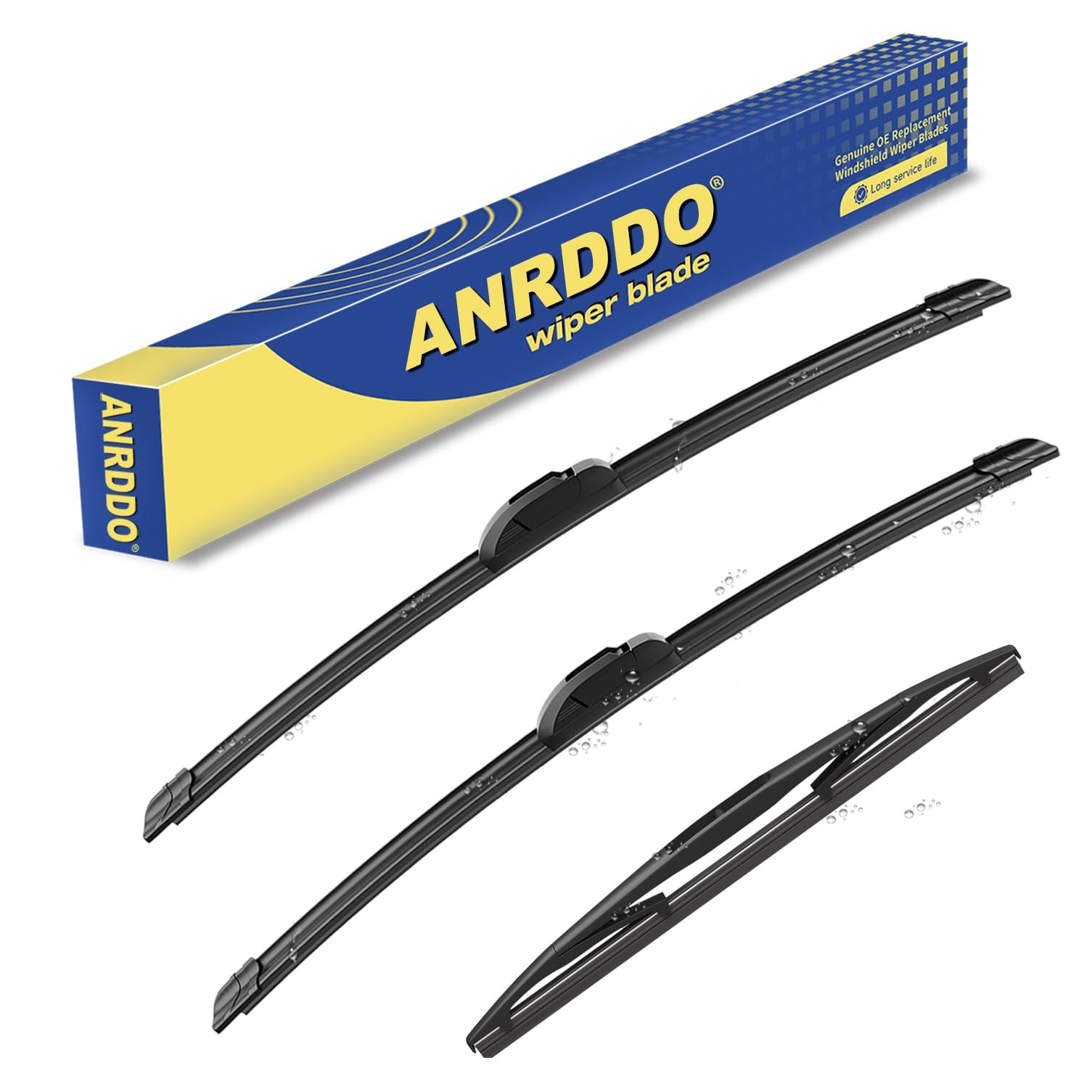 3 Pack Windshield Wiper Blades 26 22 16 for 2005-2022 Honda Odyssey wipers HOOK