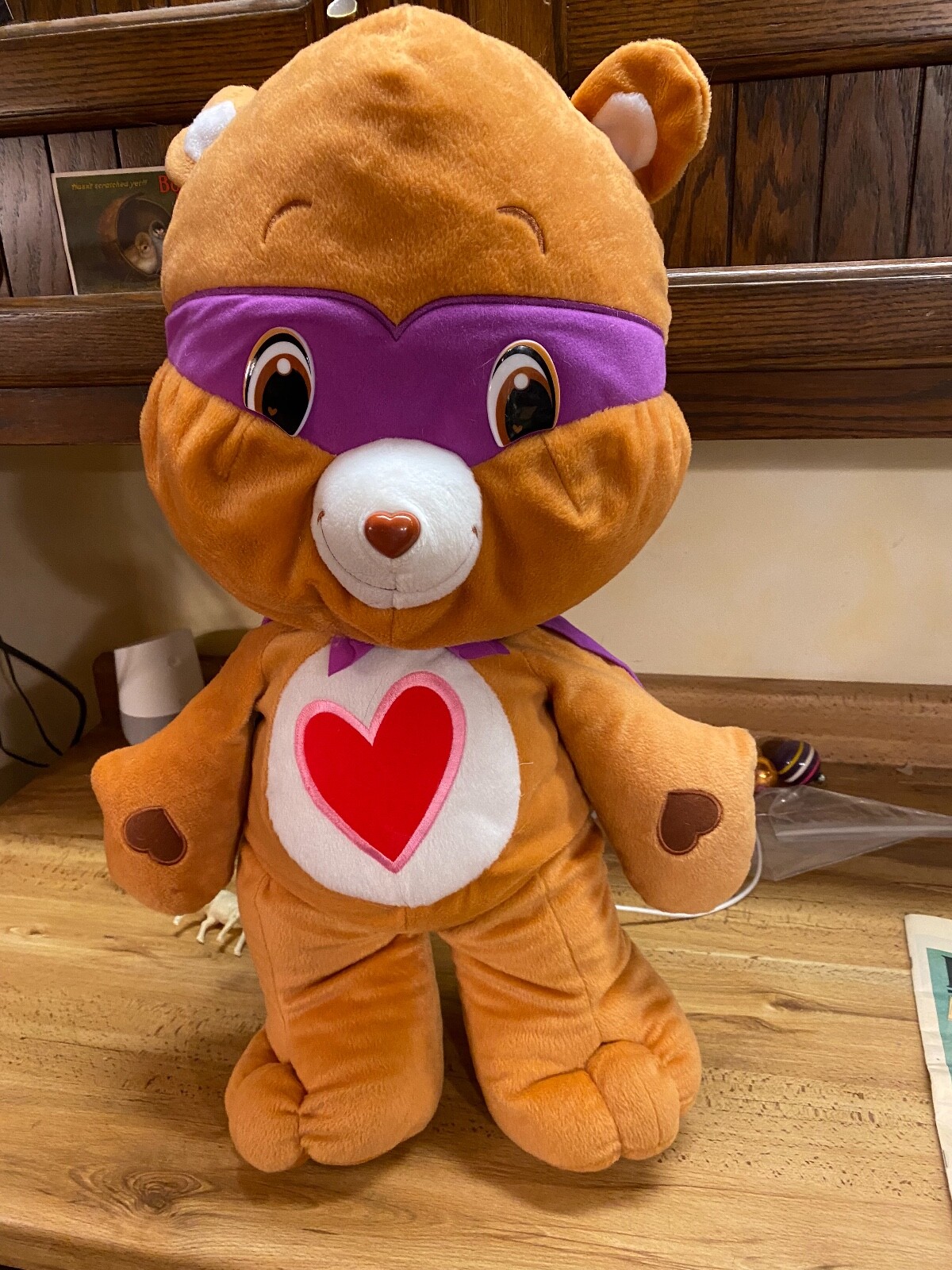 RARE! Vintage Care Bears Plush 2010 in Costume Nanco Carnival Prize Light Fill