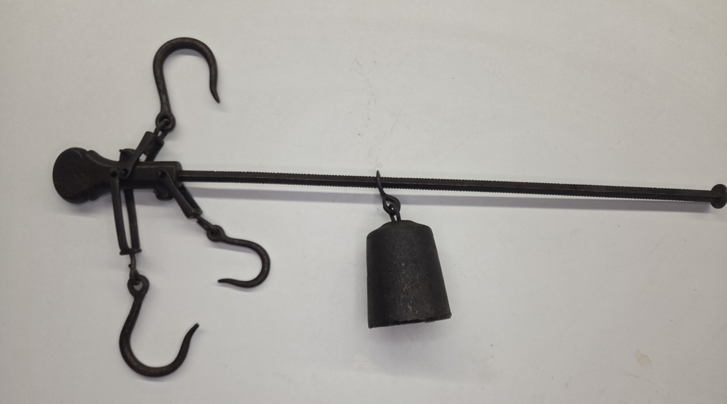 Antique Metal Hanging Sliding Balance Scale