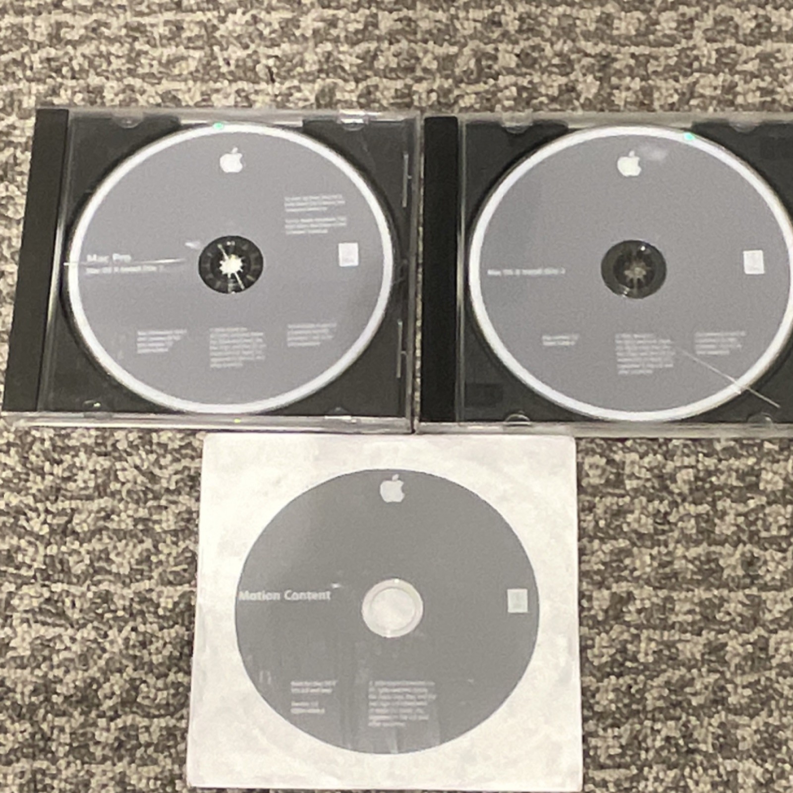 Apple Mac Pro Operating System CDs Mac OS X Install DVD & Motion Content Disc