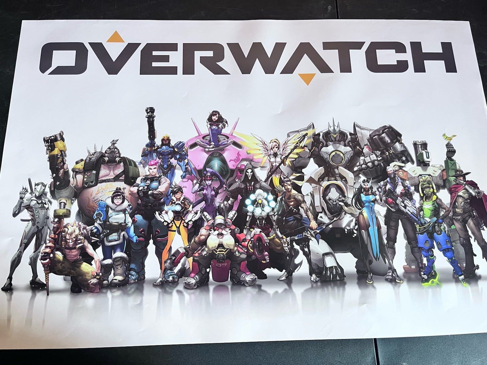Overwatch Video Game Poster 36x24 Blizzard Entertainment Characters Wall Art