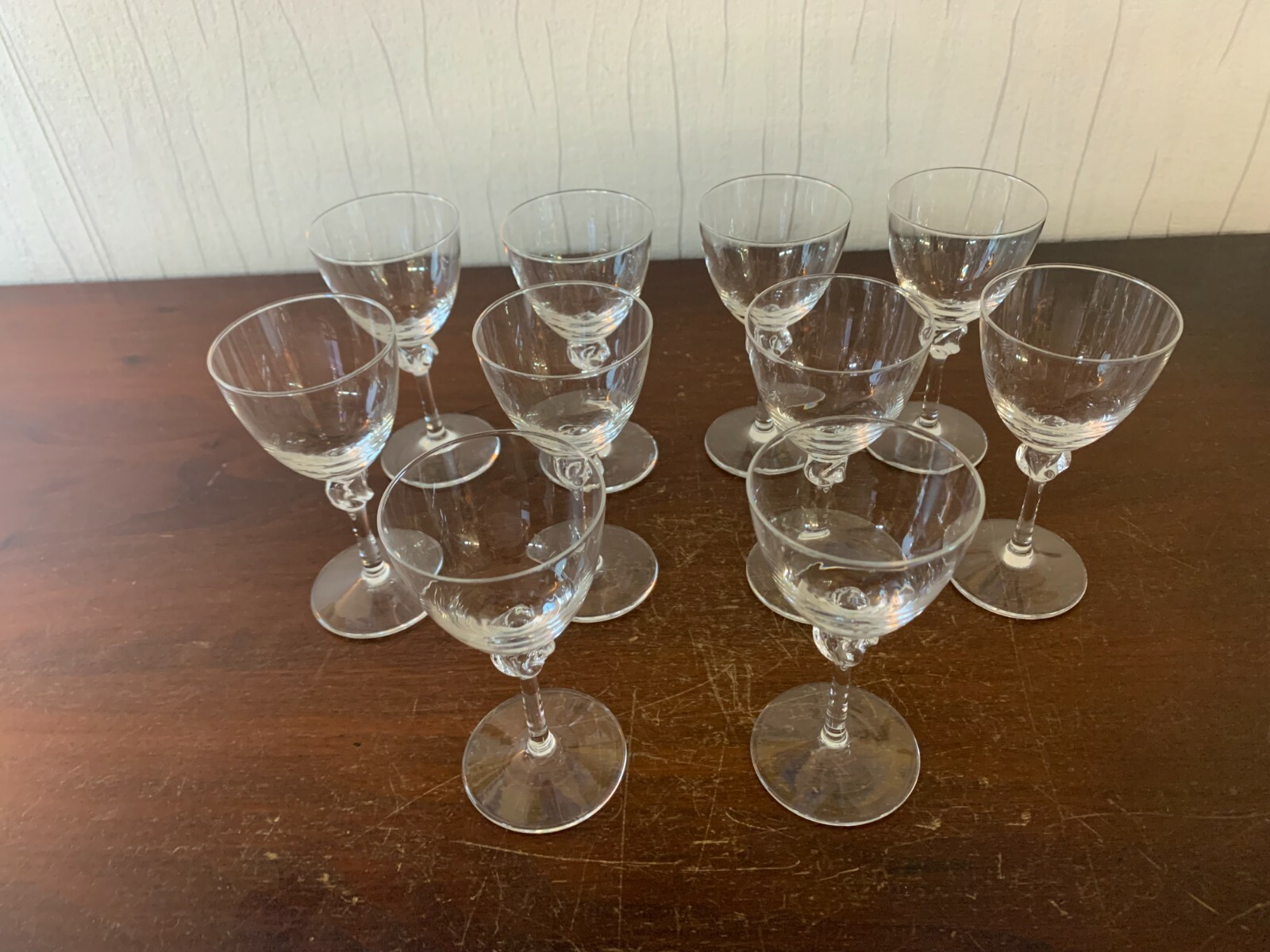 49 White Wine Glasses Bolero Model in Daum Crystal (Price per Unit)