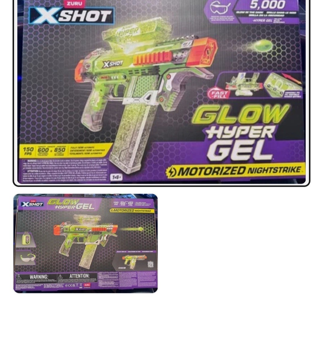 XSHOT Hyper Gel Trace Fire Toy Dart Blaster by ZURU