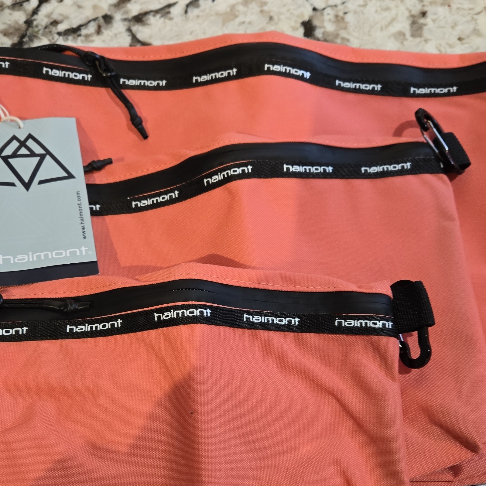 Haimont Pink Travel Packing Cubes Set Zippered Organizer Bags