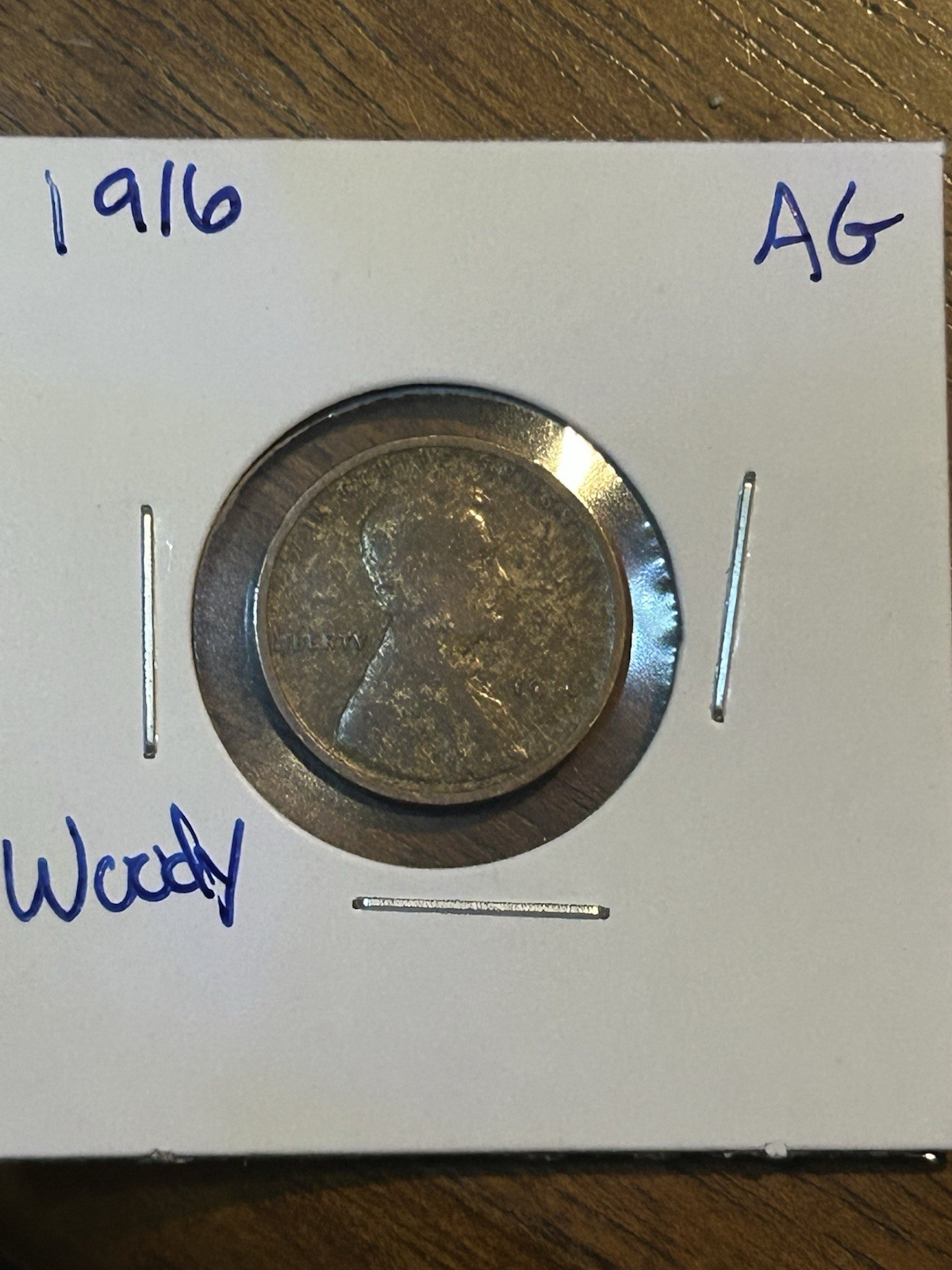 1916 Lincoln Wheat Cent Monster Woody Double Sided Improper Alloy Mix Error