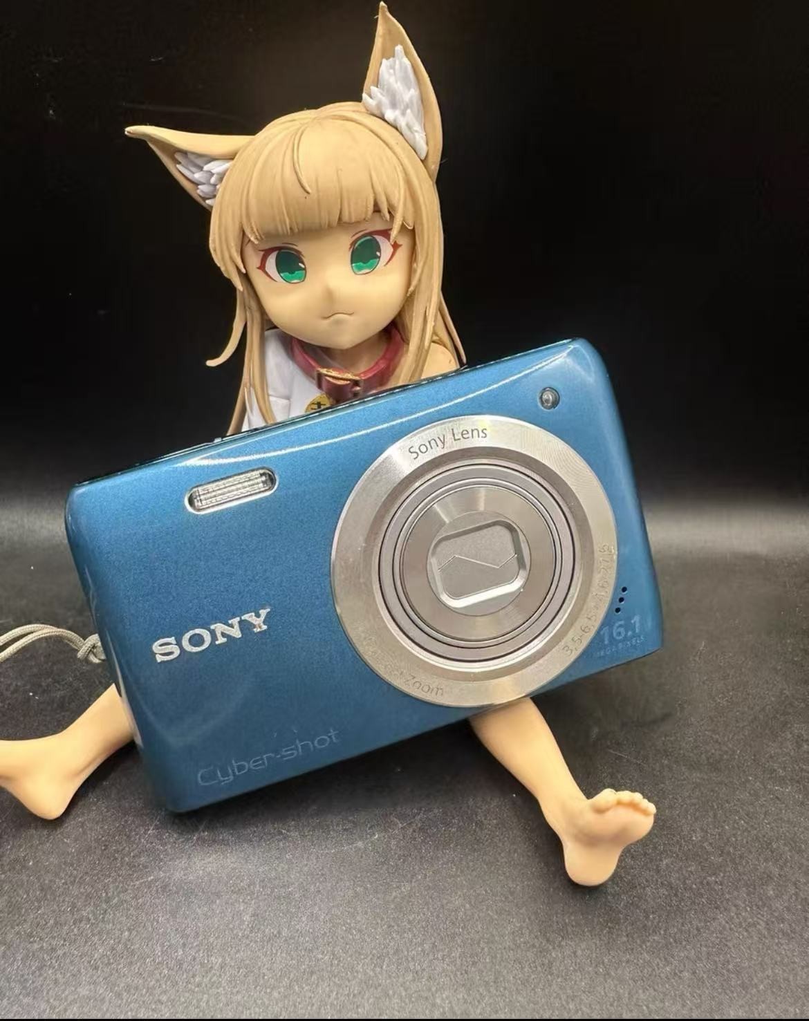 Sony Cyber Shot DSC-W670 6X Optical Zoom 16.1MP Camera Blue English 95% NEW