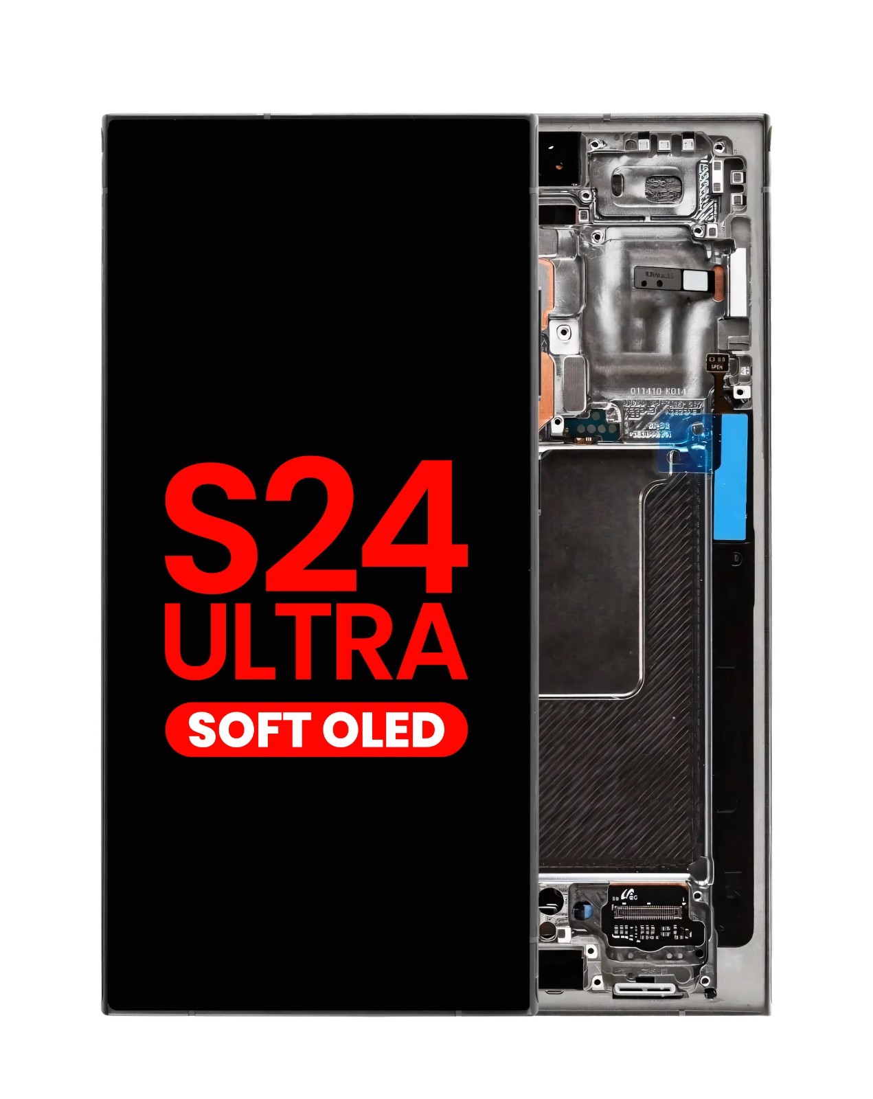 For Samsung Galaxy S24 Ultra LCD Touch Screen W/Frame Aftermarket Oled BLacK