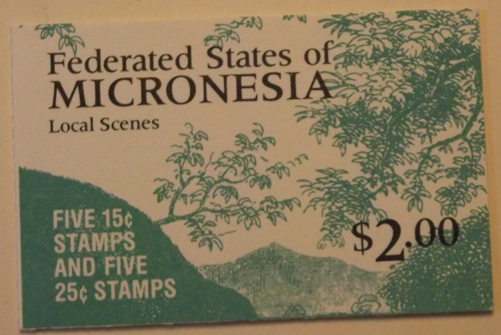 United States Micronesia Stamp 36b Booklet MNH Cat $7.50