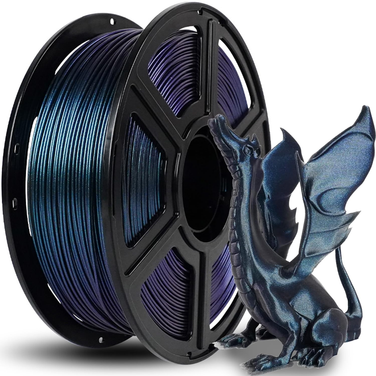 FLASHFORGE 3D Printer Filament Chameleon PLA Color Shift PLA, Burnt Titanium 