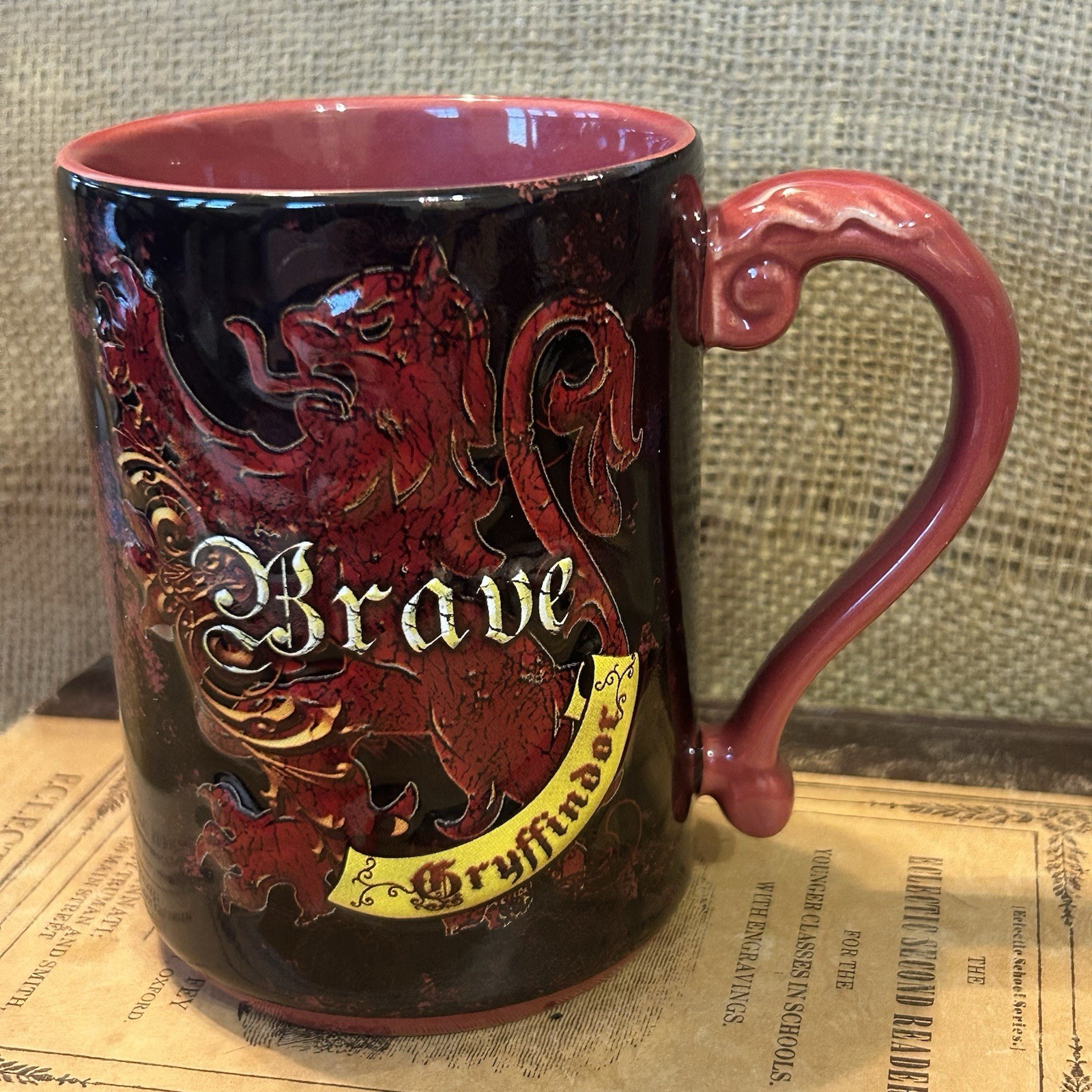 Brave Gryffindor Mug Red Harry Potter