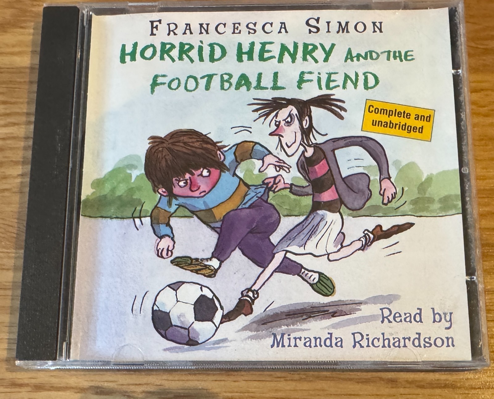 AUDIO BOOK Francesca Simon Horrid Henry & The Football Fiend on 1 x CD
