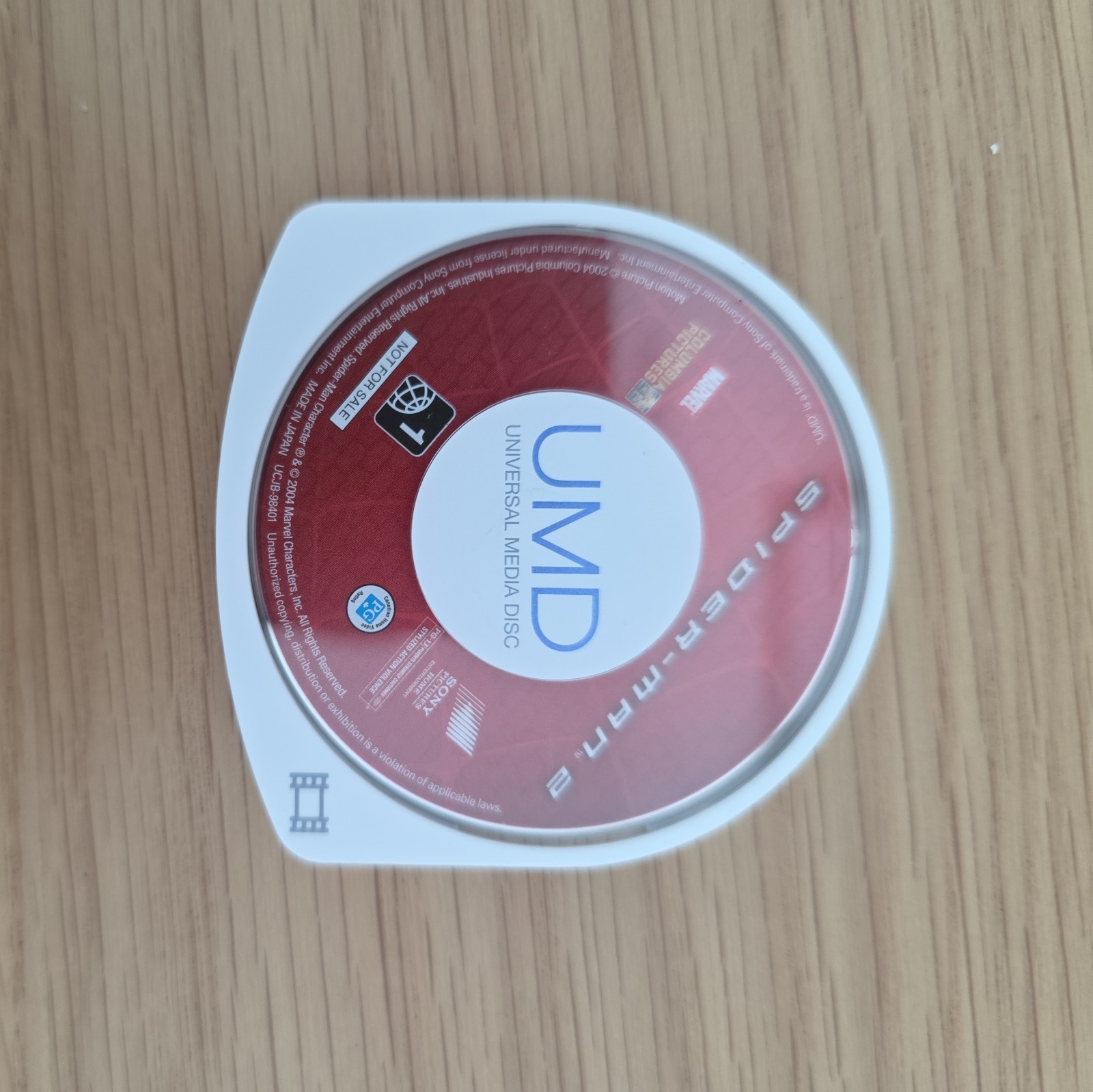 Spider-Man 2 Movie Sony PSP UMD Disc Only Great Condition Tested No Case