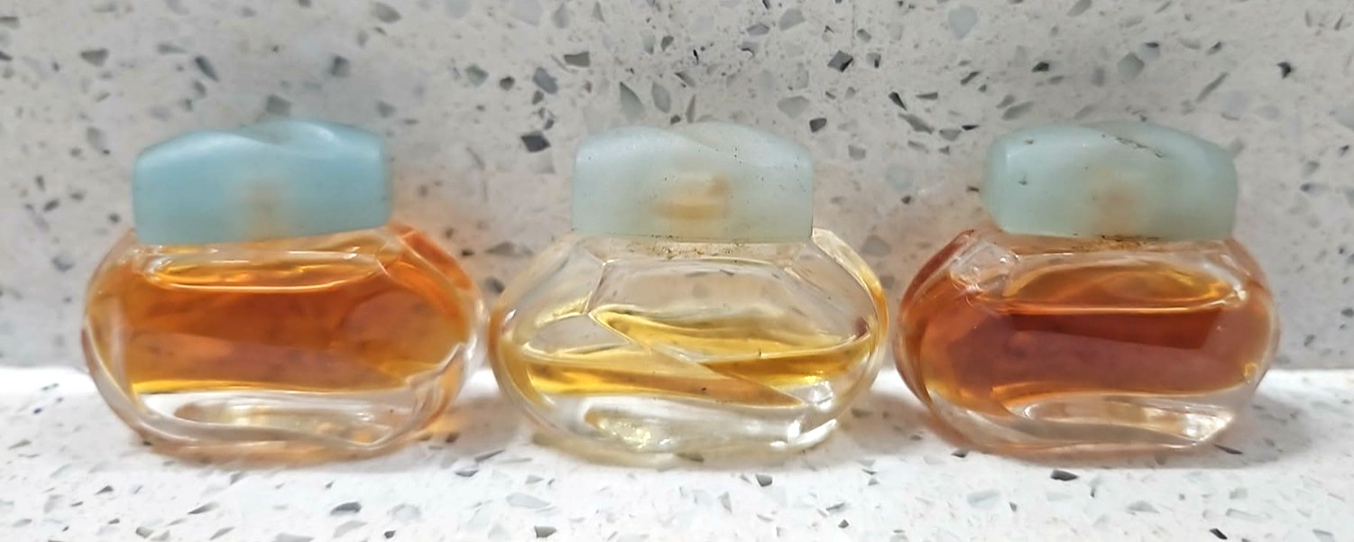 (3) Vintage KNOWING ESTEE LAUDER PURE PARFUM .12oz Mini Perfume Dab TRAVEL SIZE