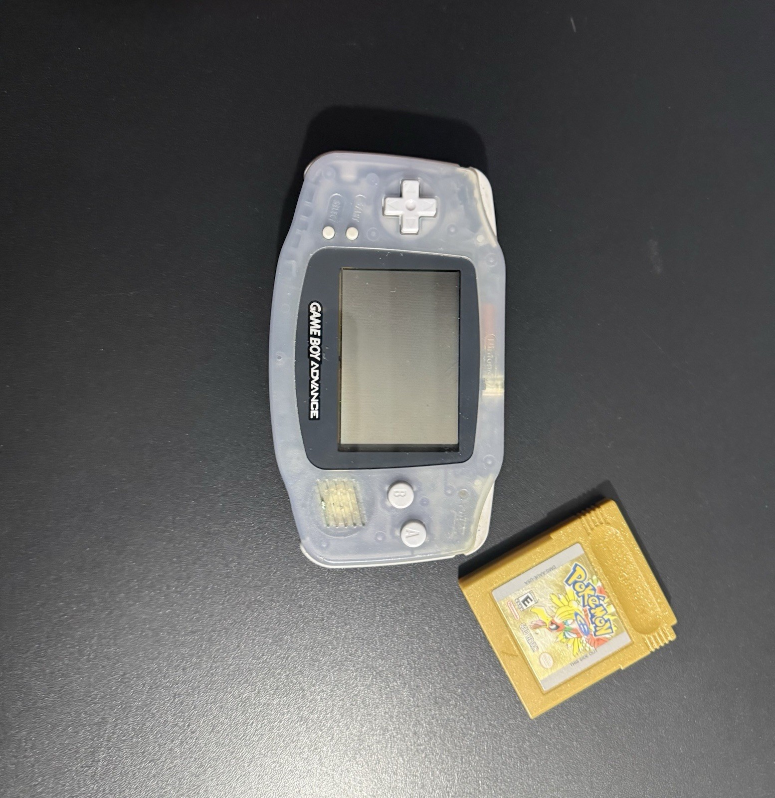 Game Boy Advance with Color, includes: Pokémon Gold Game Cartridge